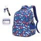 thumbnail image 1 of Mochila MUSEVOS Kids azul/dinosaurio impermeable para niños de 6 a 14 años, 1 of 9