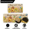 thumbnail image 4 of Sunflower Kitchen Rugs Set of 2, Sunflower Rug for Kitchen, Farmhouse Sunflower Kitchen Rugs and Mats Non Skid, Sunflower Kitchen Decor Floor Mats, Kitchen Runner Rug Carpet 17x29 and 17x47 Inch, 4 of 6