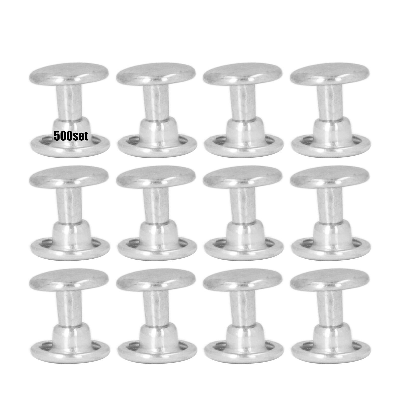 Leather Rivets, Electroplating Process Uniform Coating Metal Studs