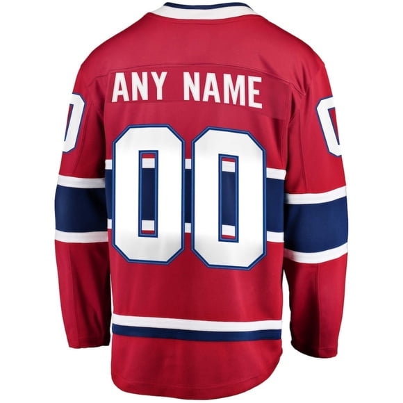Custom Embroidery Montreal Hockey Jersey Men Women Youth Ice Hockey Uniform