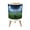 Color 3, variant on Small Trash Can with Lid Football Field under Night Sky Stadium Lights Sports 1.8 Gallon Dog Proof Trash Can Round Garbage Can Waste Bin Wastebasket for Bathroom Bedroom Living Room