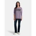thumbnail image 2 of Women's Halloween Perfectly Wicked Graphic Fleece Sweatshirt from Way to Celebrate, Sizes S-3XL, 2 of 5