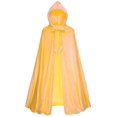 thumbnail image 3 of KAWELL Princess Full Length Girls Cloaks Yellow Halloween Costume Capes for Child 3-12 Years, 3 of 6