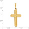 thumbnail image 5 of 14K Yellow Gold Cross Pendant (45 X 20.75) Made In United States c1467, 5 of 6