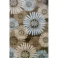 thumbnail image 1 of Linon Rugs Milan Rectangular Area Rug in Brown and Blue-5' x 7'7", 1 of 1