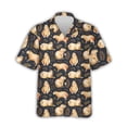 thumbnail image 5 of Camisetas con gráficos de capibara kawaii para hombre, ropa con estampado 3D, camisa hawaiana de playa Aloha, blusa de manga corta Y2k con solapa para niños, 5 of 5