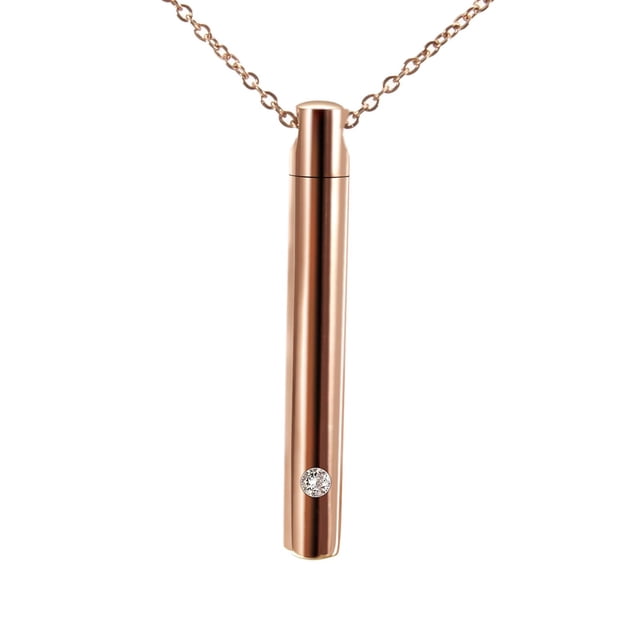 Collar de urna conmemorativa Sunnimix Botella de perfume a prueba de herrumbre