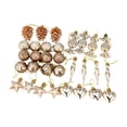 thumbnail image 2 of 31x Adornos de bolas navideñas Decoraciones para árboles de Navidad Manualidades Bolas de caramelo Navidad Champán, 2 of 9