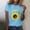 Sky Blue, variant on Rezuofi 2 Pcs Womens Lover Printed Tshirt Graphic Tees Crew Neck Summer Short Sleeve Loose Fit Tops