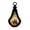 A001- Clear (LED Candle A), variant on Halloween Lantern Flameless Candle 6 X 3.5 Inch Spooky Indoor Hanging Decoration for Home Party Porch Mantel 1 Pack