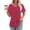 Hot Pink, variant on Swuxness Women Short Sleeve Casual T Shirts, Spring and Summer Tops, Ladies Crew Neck Solid Color Fashion Comfortable Loose Pullover Tee Gray, S