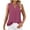 Hot Pink, variant on Otntypg Women's Chiffon Tank Tops Cute Summer Sleeveless V Neck Tunic Blouse Dressy Casual Tops Office Work Shirts Wine M