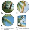 thumbnail image 3 of Designart "Multiple Palm Trees II" Floral Floater Framed Wall Decor, 3 of 7