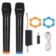 thumbnail image 1 of BRILLAR Micrófono inalámbrico profesional Karaoke Mic con receptor recargable para fiesta de Karaoke, 1 of 10