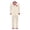 Beige, variant on Family Christmas Pajamas Silk Pjs Long Sleeve Button down Holiday Nightwear Matching Pajama Sets