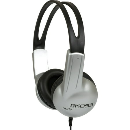 Koss UR10 Stereo Headphone - Stereo - Silver - Mini-phone - Wired - 32 Ohm - 60 Hz 20 kHz - Over-the-head - Binaural - Supra-aural - 4 ft