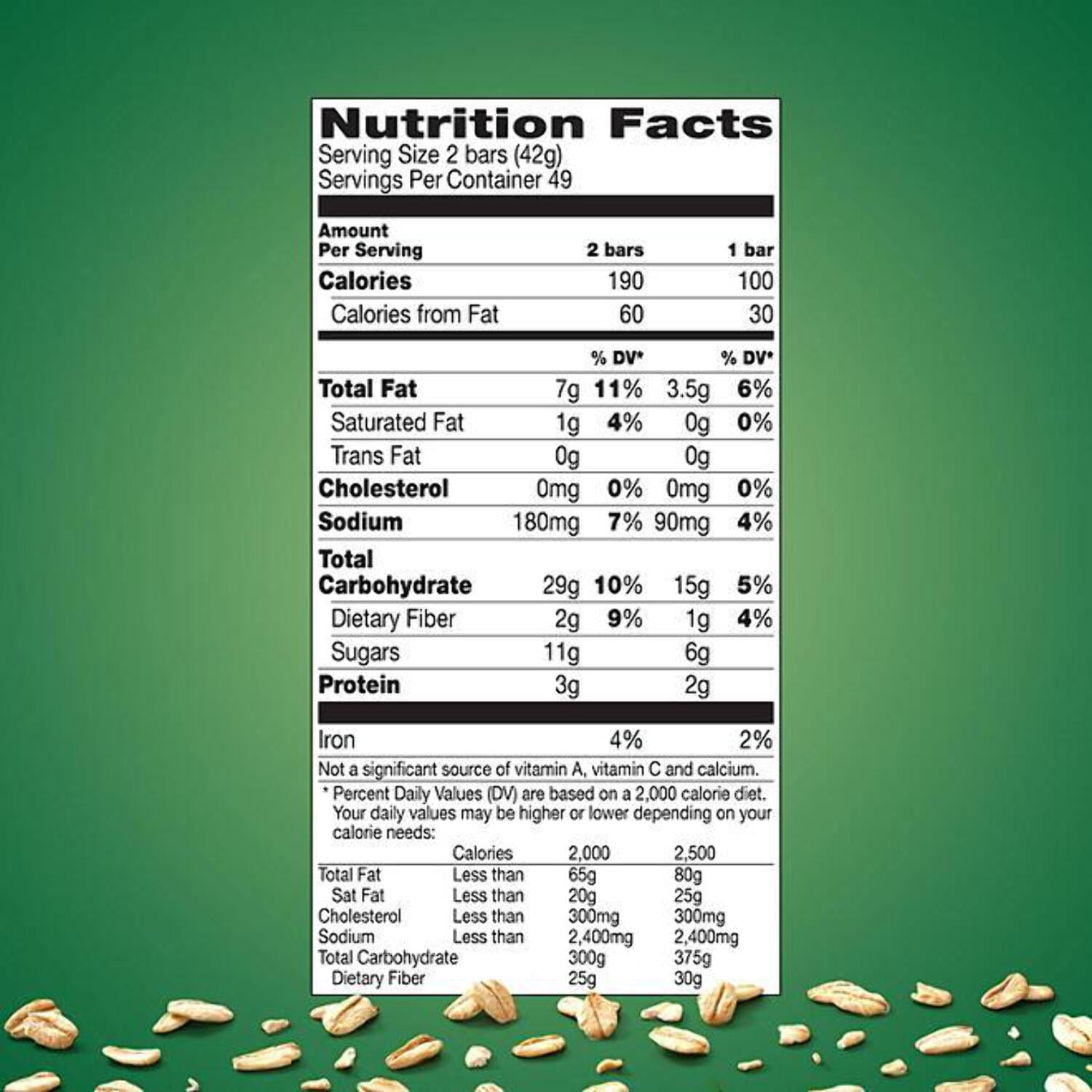 Nature Valley Crunchy Granola Bars, Oats 'n Honey, 98 Bars, 73.01 OZ (49 Pouches)