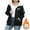 03-Black winter coats for women, variant on Mceream Fleece Jackets for Women Zip up Sherpa Lined Hoodie Graphic Casual Long Sleeve Hooded Sweatshirt Warm Thick Winter Coats Plus Size Outwear Chamarras Para Mujer Para El Frio Red XXL