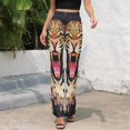 thumbnail image 3 of Roaring Jaguars Fierce Majestic Art High Waisted Casual Flared Trousers Summer Home Pants Gift Street Fashion Night Club Big Size Trousers, 3 of 5