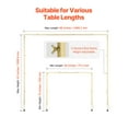 thumbnail image 3 of VEVOR Soporte para Barra de Mesa con Abrazaderas, Ajustable Alto de 330-1066,8 mm y Largo de 711,2-2489,2 mm, Marco para Arco de Globos de Mesa para Decoración de Cumpleaños, Fiestas, Dorado, 3 of 9