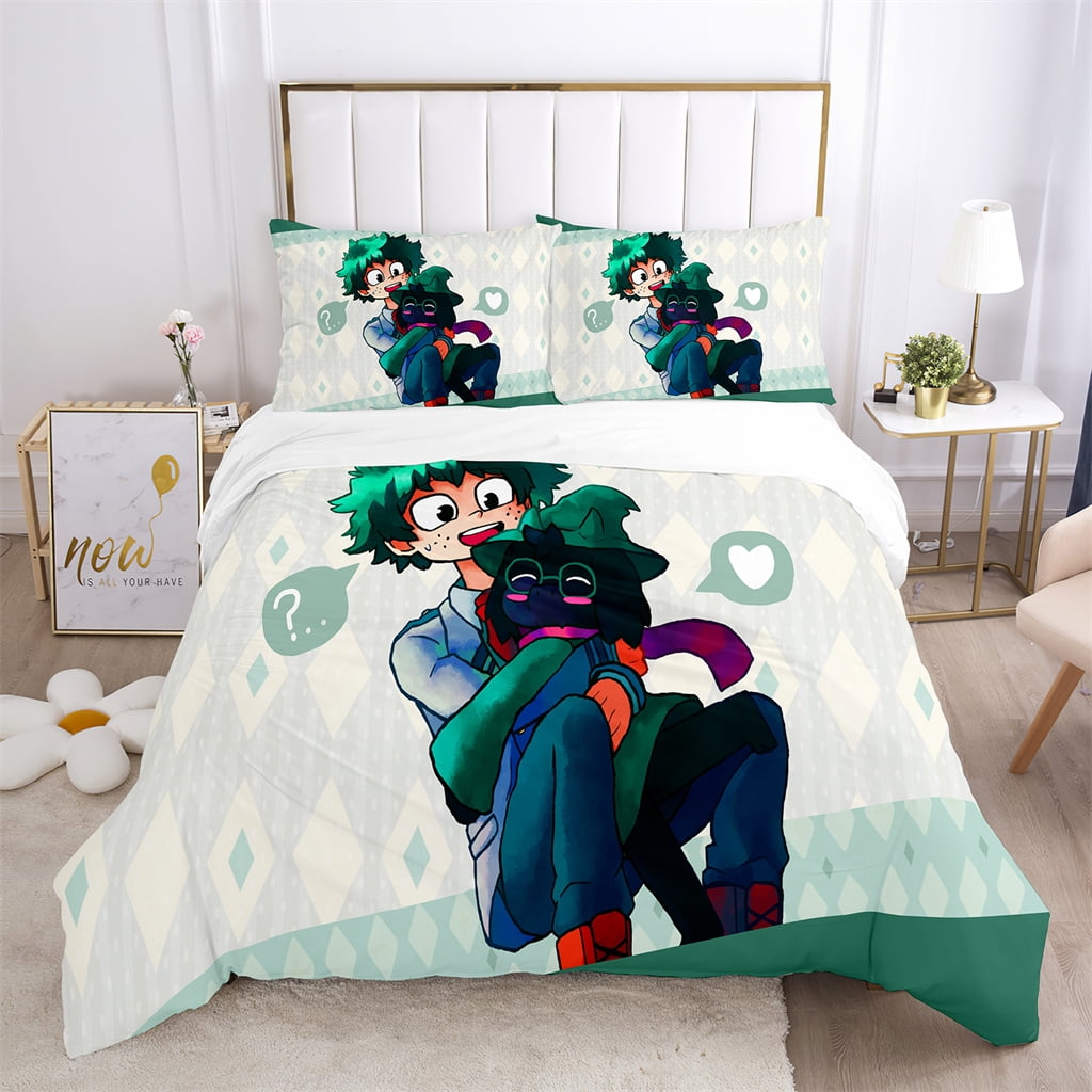 Cool 3PCS My Hero Academia Bedding Bed Set Twin Full Queen King Size