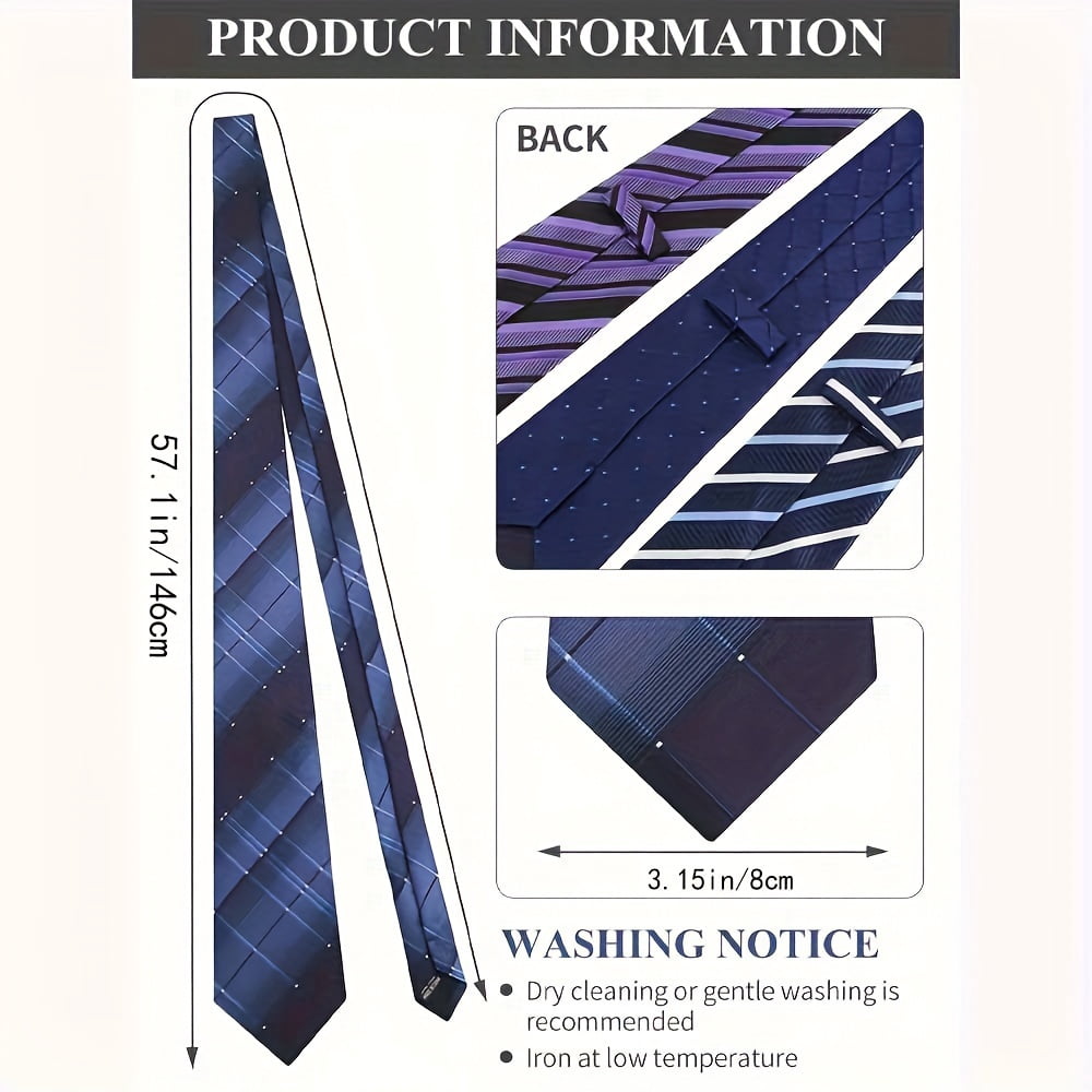 EIMELI 12PCS Luxury Mens Silk Ties - Timeless Classic JACQUARD Weave - Rich Designs Assorted Styles - Perfect for Bulk Purchase