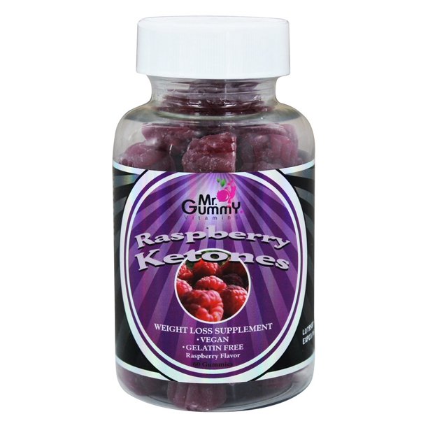 Mr. Gummy Vitamins Raspberry Ketones Raspberry Flavor 60 Gummies
