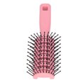 thumbnail image 1 of Detangling Hair Brush with Rounded Nylon Teeth, Hollow Back Design, Curved Body, Non Slip Handle, Hanging Hole for Hair Care, 1 of 7