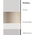 thumbnail image 4 of hansgrohe 04541820 Brushed Nickel Select E 120 AIR 3-Jet SAM Showerhead Set, 4 of 7
