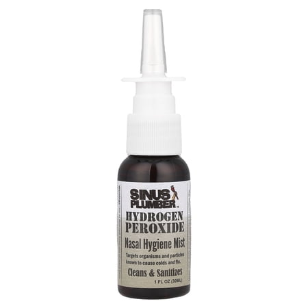 Sinus Plumber, Hydrogen Peroxide Nasal Hygiene Mist, 1 fl oz (30 ml)