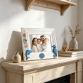 thumbnail image 7 of 7 Inch Nautical Wooden Picture Frame, Beach Themed Tabletop Photo Frame Ornament, Beach Vacation Photo Ornament for Home Decor, 7 of 7
