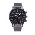 thumbnail image 1 of EGNMCR Men's Quartz Watch Fashion Man Design Stainless Steel Mesh belt Analog Alloy Quartz Wrist Watch Man Watch, 1 of 2