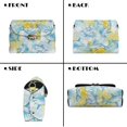 thumbnail image 2 of SCRAWLGOD Shark Monstera Leaf Print Blue White Crossbody Bags for Women Leather Small Cross Body Purse Lightweight Shoulder Bag Handbags with Small Shoulder Purses, 2 of 7