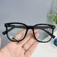 thumbnail image 4 of Tendencia de gafas anti luz azul, gafas pequeñas cuadradas marrones para miopía, gafas planas, 4 of 5