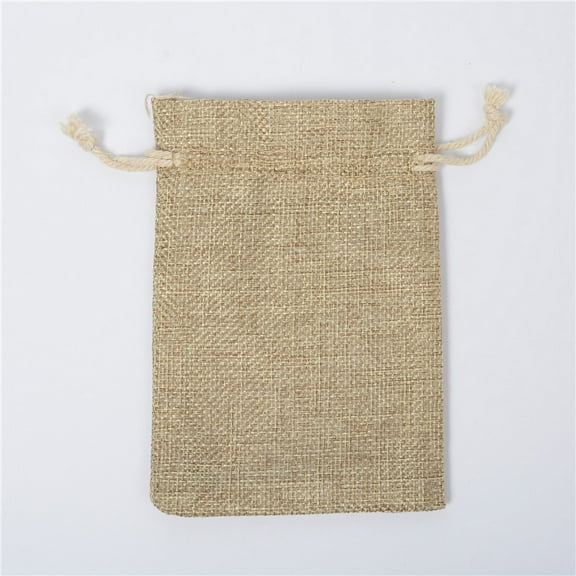 Lot of 24 3.5x5 Inch Burlap Gift Bags with Drawstring Linen Jewelry Pouches Burlap Sacks for Wedding Favors Party Gifts