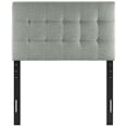 thumbnail image 3 of Ergode Emily Twin Upholstered Fabric Headboard - Gray, 3 of 5