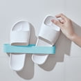 thumbnail image 1 of TIMIFIS Toothbrush Holders Bathroom Slippers Rack Punch Frees Toilet Wall Mounted Toilet Slippers Rack Wall Shoe Storage Bathroom Slippers Rack, 1 of 6