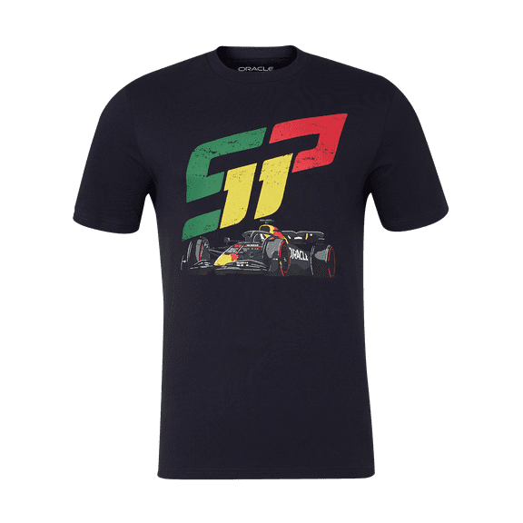 Red Bull Racing F1 Sergio "Checo" Perez Race Car T-Shirt - White/Navy