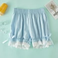 thumbnail image 2 of Povozer Girls' Toddler Underwear Little Girl Underwear Toddler Panties Big Kids Undies Soft 100% Cotton for 2-3 Years,Blue, 2 of 4