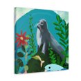thumbnail image 2 of Lonely Seal Aquarium Dance - Canvas, 2 of 10