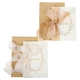 thumbnail image 1 of SHOWERORO 2Pcs Wedding Vow Cards Gold For Couples Back to School, 1 of 8