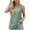 Army Green, variant on Scyoekwg Casual Tank Top for Women Sleeveless Womens Summer Fashion Loose Ladies Blouses Dressy Casual Trendy Basic Tank Tops Going Out Top Clothes