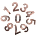thumbnail image 1 of Miangastore 10pcs House Numbers Address Numbers Adhesive Door Numbers Hotel Door Numbers (0-9), 1 of 8