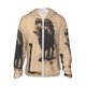 thumbnail image 1 of Balery Child And Lion Sketch Sudadera ligera de manga larga con capucha y protección solar UPF 50+ para hombre y mujer, ideal para pesca y running-Medium, 1 of 7