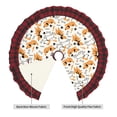 thumbnail image 2 of Pofeuu Cute Dog Print Christmas Tree Skirt Tree Skirt Ornaments Soft Plush Christmas Tree Mat for Decorations Holiday Party Indoor Outdoor-30", 2 of 6