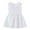 White, variant on MEZZALL Toddler Summer New Dress For Baby Girls Solid Color Sleeveless Ruffle Neckline Dress With Bowknot And Pleated Open Back Design., 18-24 Months