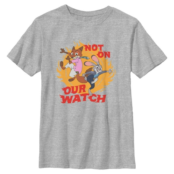 Boys Zootopia 2 Nick and Judy Not on Our Watch T Shirt