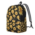 thumbnail image 2 of Sunflower Floral Backpack for School College or Work, Large Capacity Laptop Bookbag, Durable Everyday Backpack for Commuting and Travel, Flowers Design Unisex Gift Idea for Teens and Adults, 2 of 5