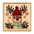 thumbnail image 4 of DIY Christmas Diamond Painting Craft Kit,Christmas Pearl Diamond Painting Art Kit for Kids Beginners Gift,Deer, 4 of 5