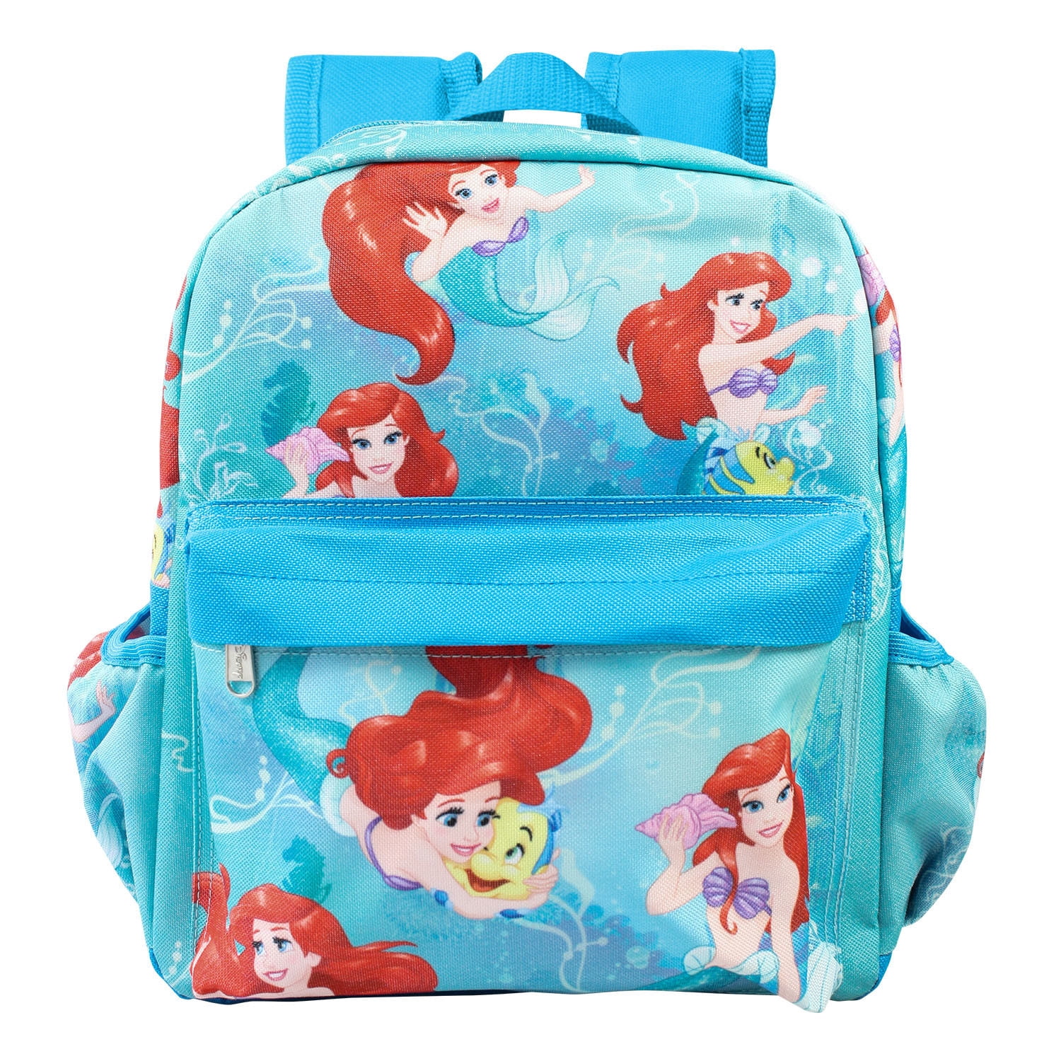 Disney Ariel Mermaid Allover Print 12" Girls Small Backpack